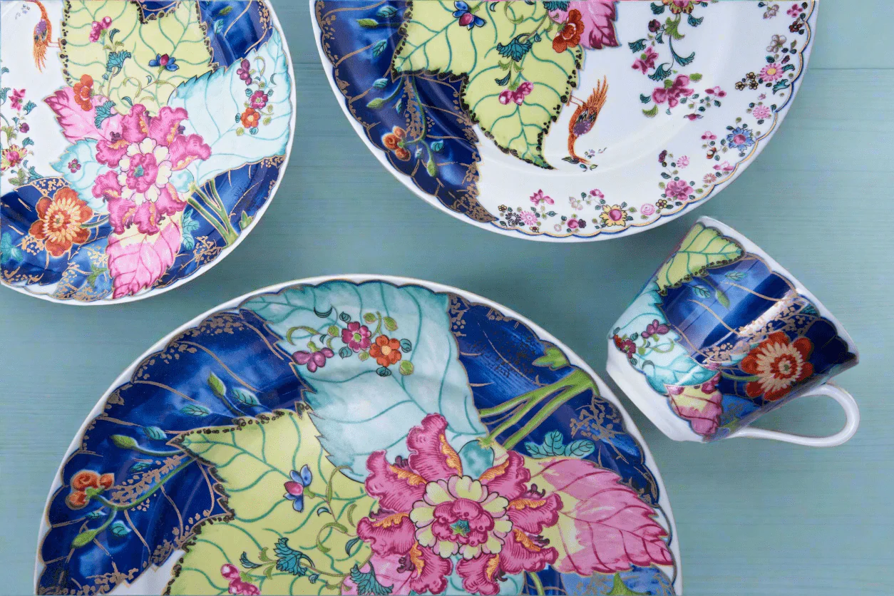 Tobacco Leaf Dessert Plate - Image 8