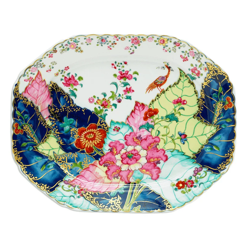 Tobacco Leaf 13.5” Platter