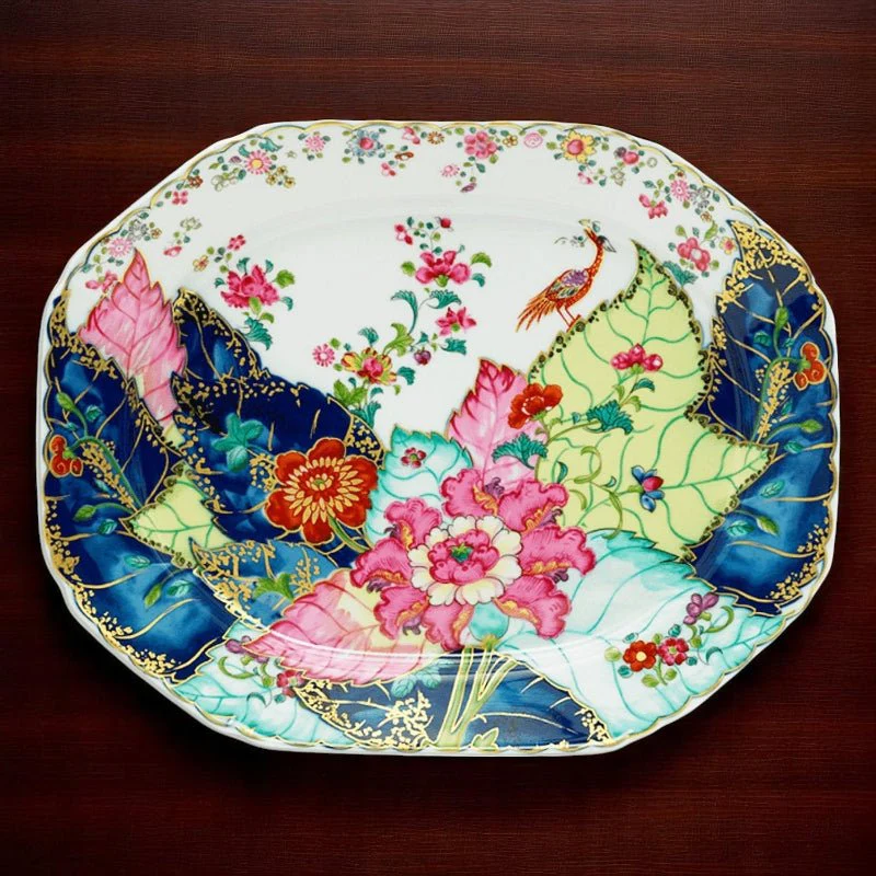 Tobacco Leaf 13.5” Platter - Image 2