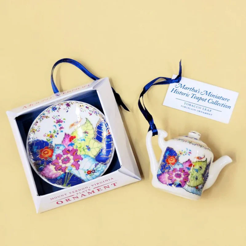 Tobacco Leaf Teapot Ornament - Image 3