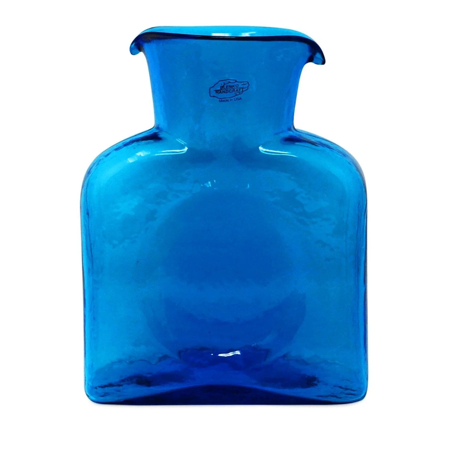 Turquoise Water Bottle - Blenko Water Bottle - Image 2