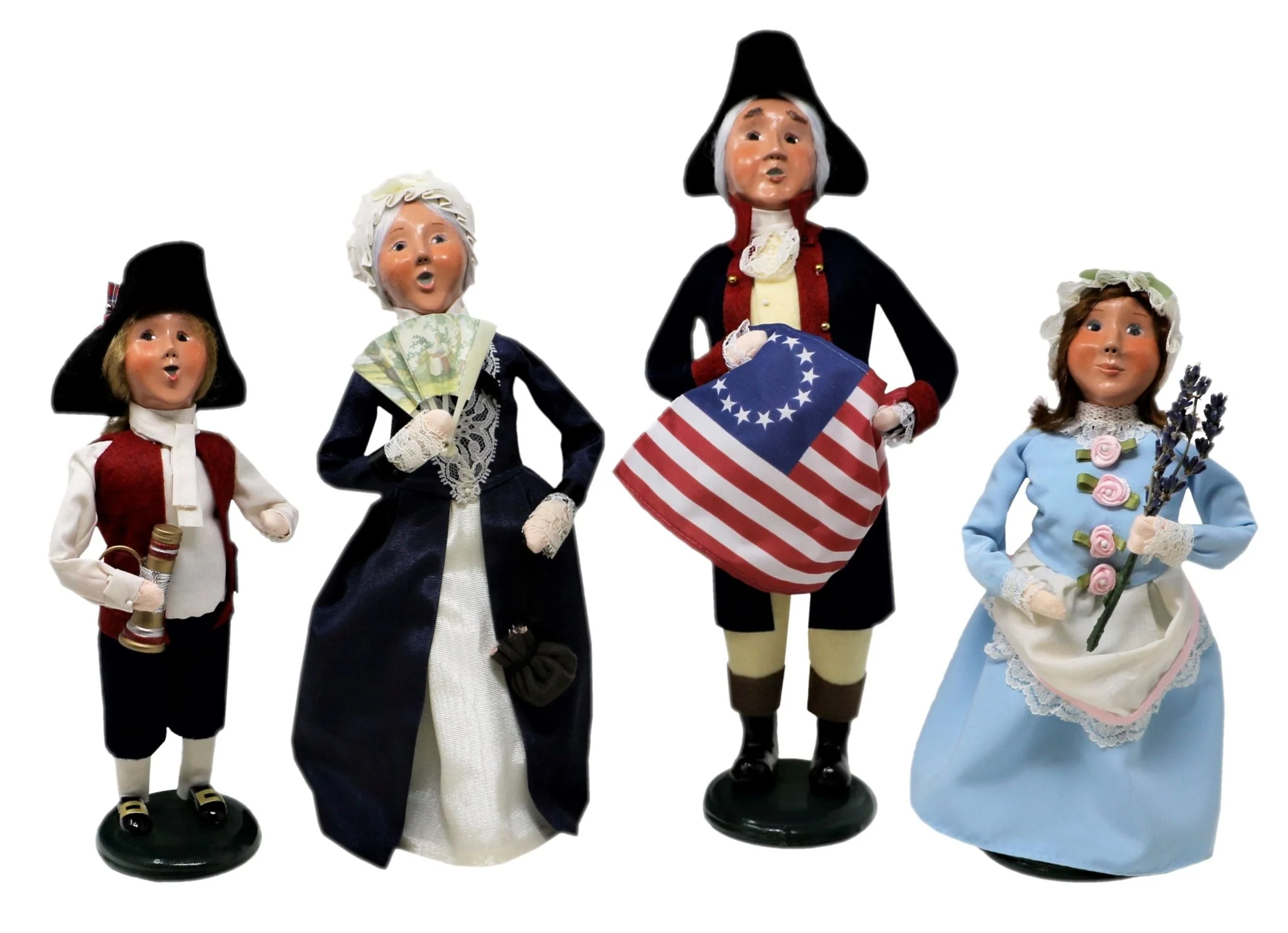 Washy Caroler with Horn - Limited Edition from Byers' Choice - Image 3