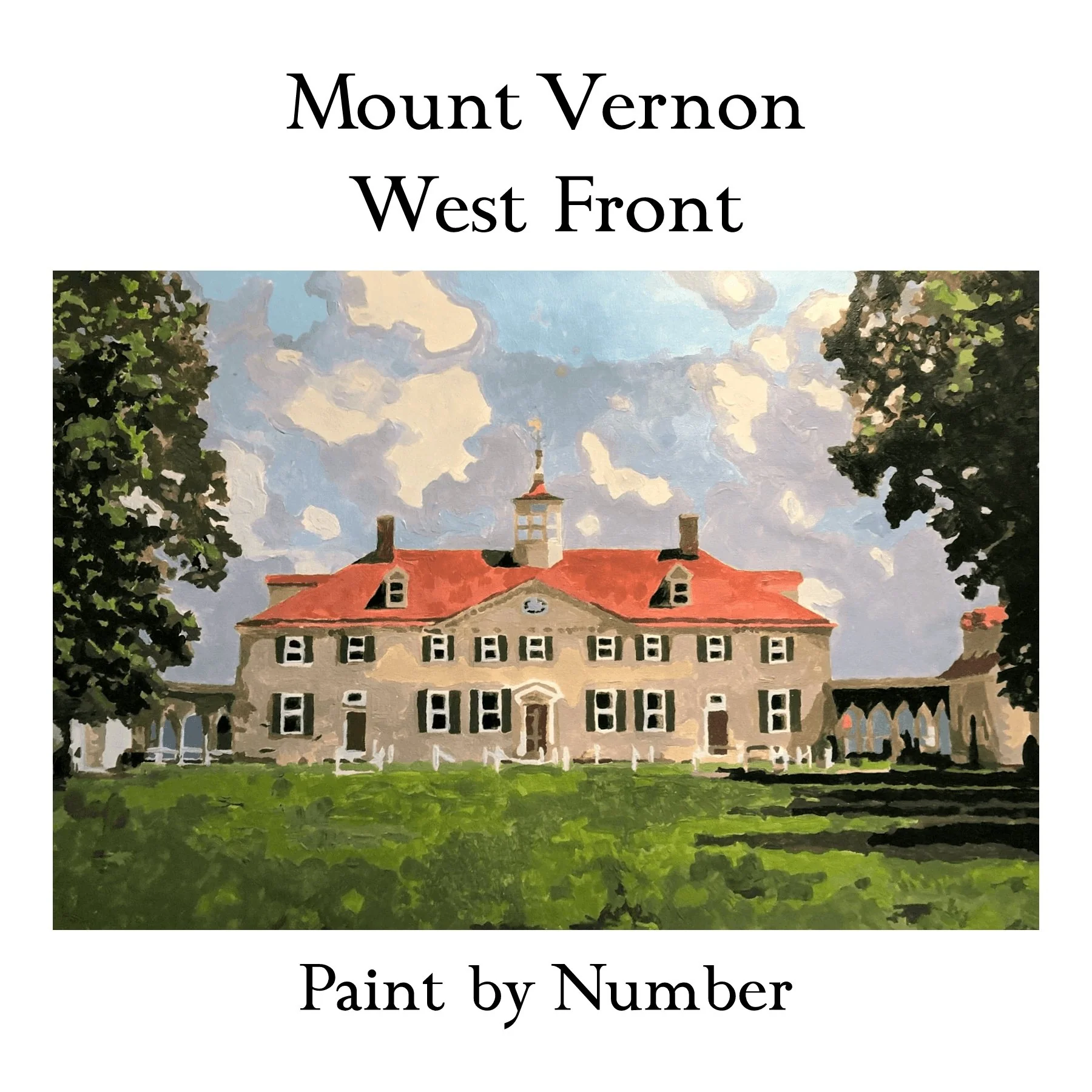 West Front Paint by Number Kit
