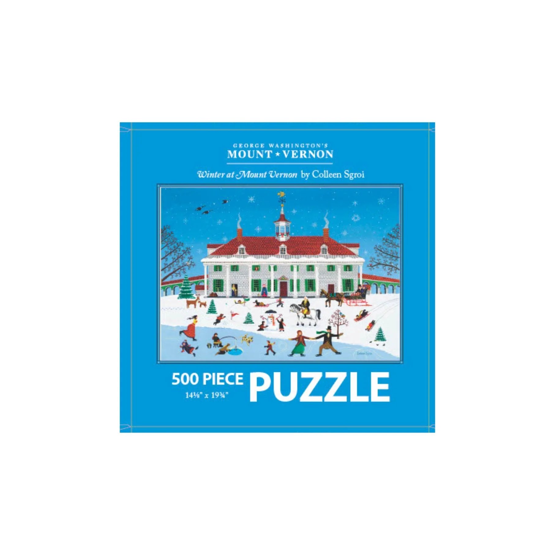 Winter at Mount Vernon - 500 Piece Puzzle - Image 3
