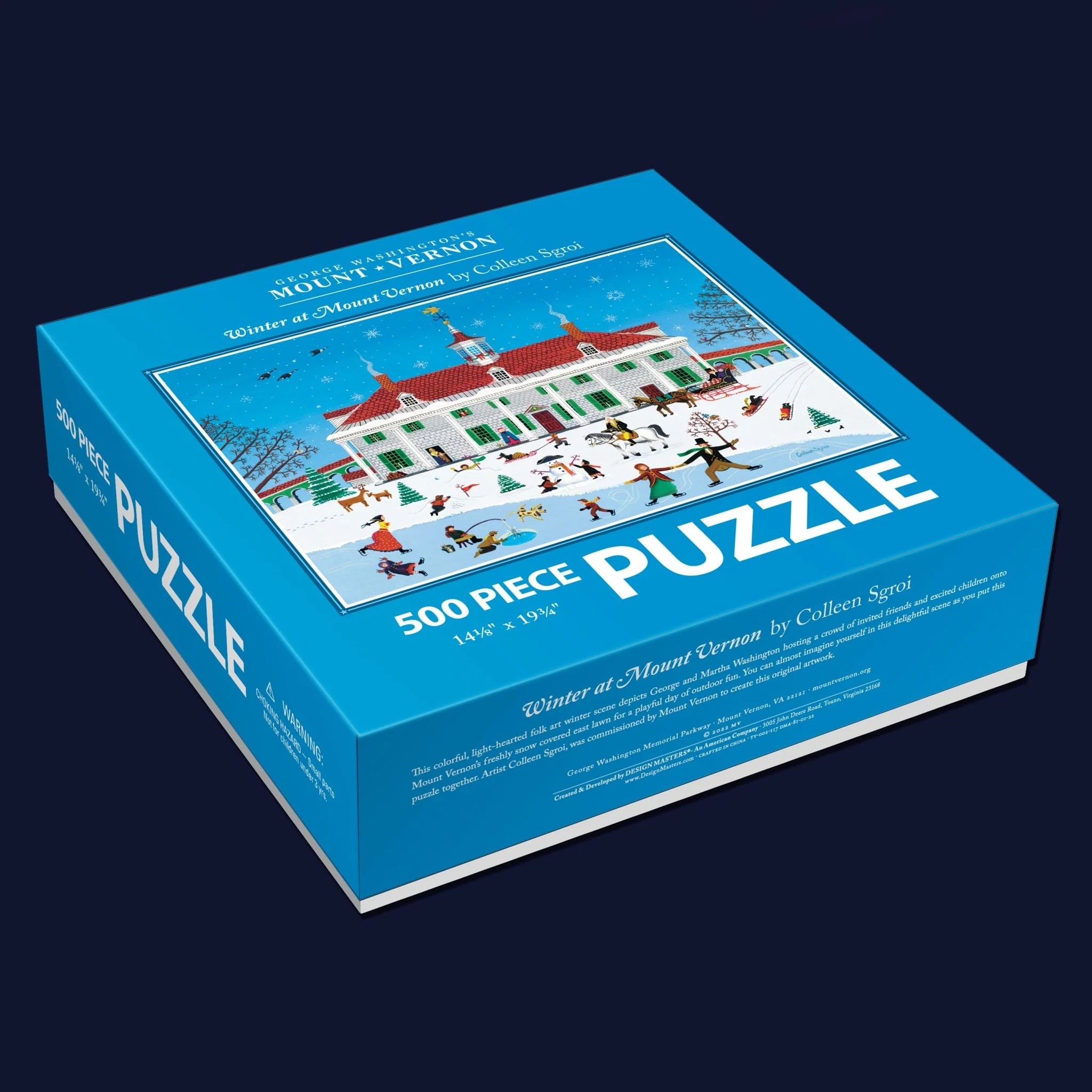 Winter at Mount Vernon - 500 Piece Puzzle - Image 5