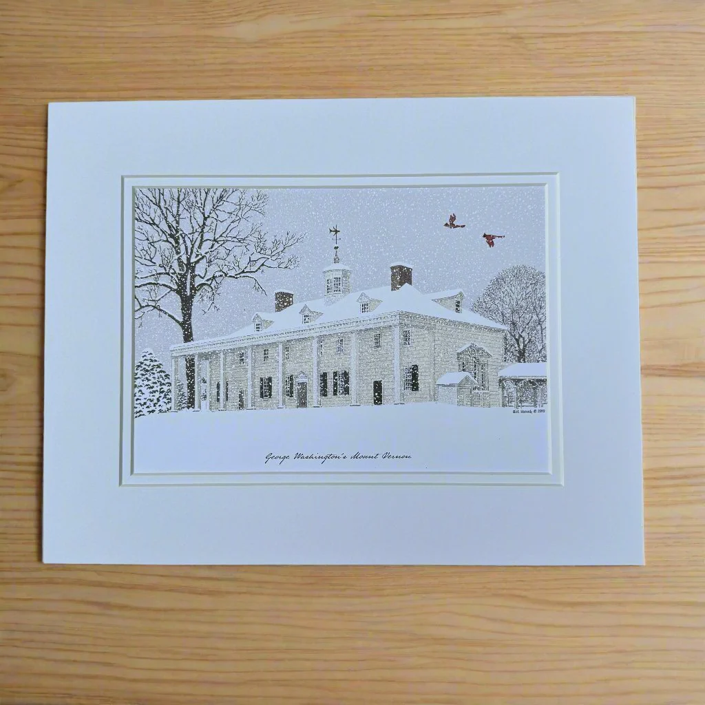 Mount Vernon Winter Print - Image 3